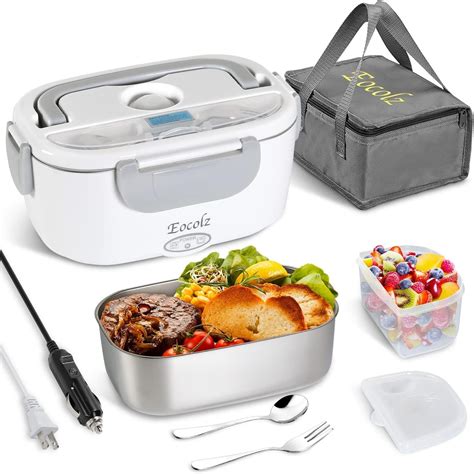 eocolz electric lunch box|Amazon.com: Eocolz Electric Lunch Box Food Heater Warmer 60 .